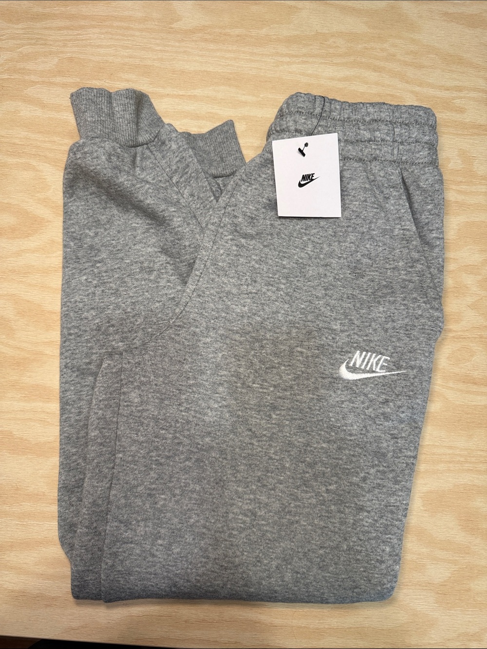 Nike Gray Logo Jogger Sweatpants for Kids